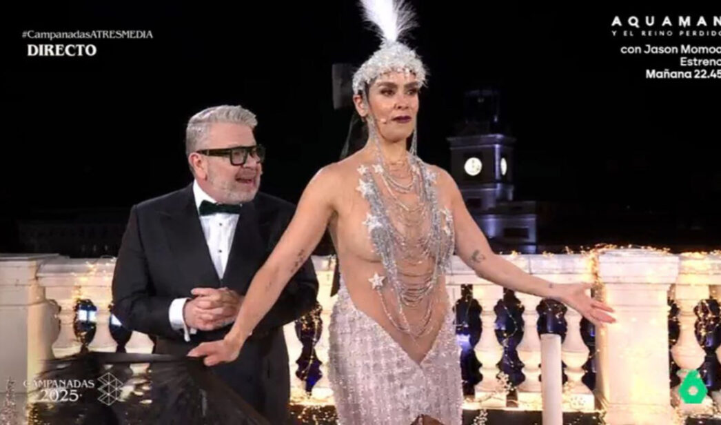 Cristina Pedroche y Alberto Chicote en las Campanadas