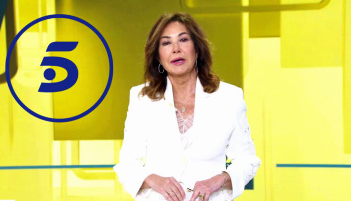 Ana Rosa Quintana y logo de Telecinco