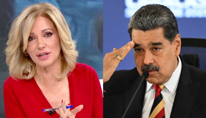 Susanna Griso y Nicolás Maduro