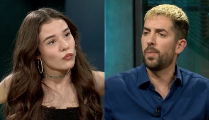 Cristina Lora y David Broncano