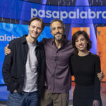 Manu Pascual, Roberto Leal y Rosa Rodríguez en 'Pasapalabra'
