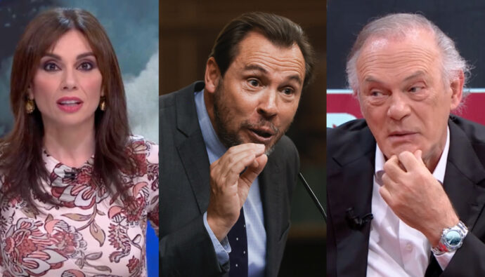 Marta Flich, Óscar Puente y Pedro Piqueras