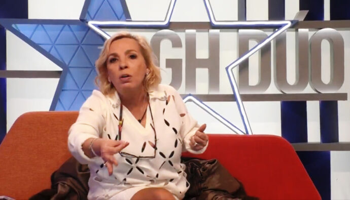 Carmen Borrego, fuera de sí, en 'GH Dúo'.