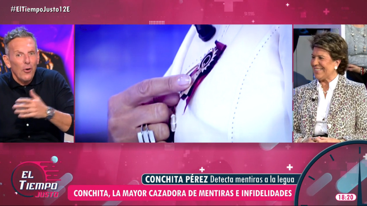Conchita Pérez, poligrafista del 'Deluxe' en 'El tiempo justo'