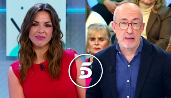 'Vamos a ver', 'El Tiempo Justo' y el logo de Telecinco