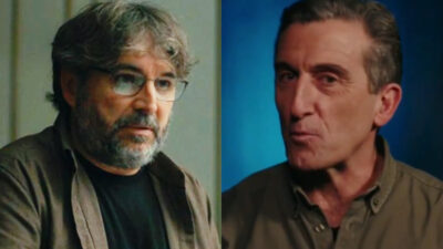 Jordi Évole y Luis Zahera, participante del resumen de TVE