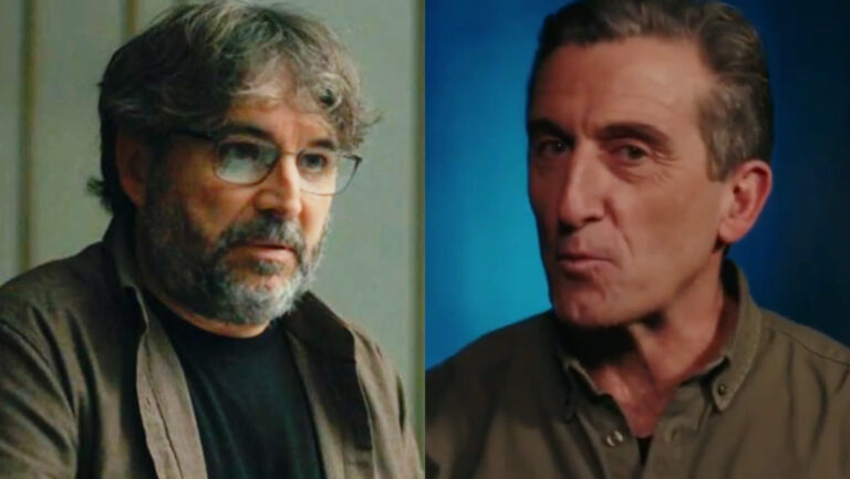 Jordi Évole y Luis Zahera, participante del resumen de TVE