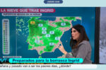 Joanna Ivars, meteoróloga de Atresmedia, alerta de nevadas en estas 13 capitales de España y pide "mucho cuidado"