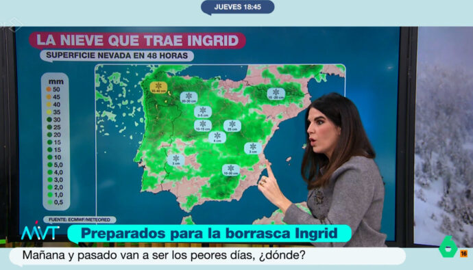 Joanna Ivars en 'Más vale tarde'