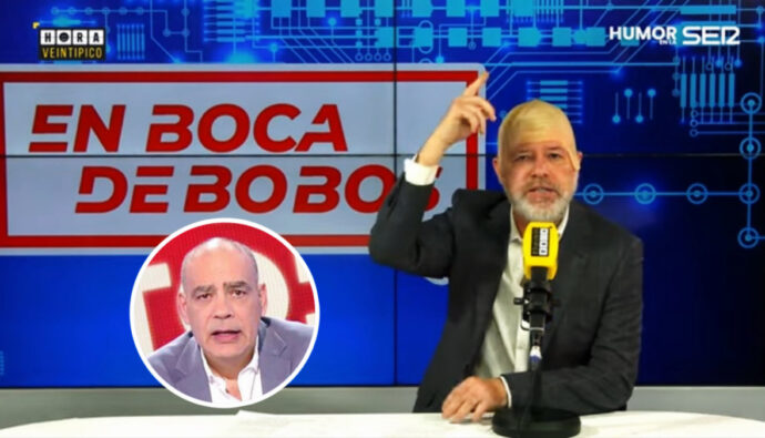 Héctor de Miguel, Quequé, parodia a Nacho Abad