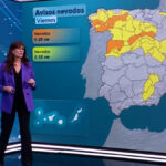 Mónica López en el 'Telediario 2' de La 1 de RTVE