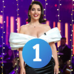 Ruth Lorenzo y el logo de La 1 de RTVE