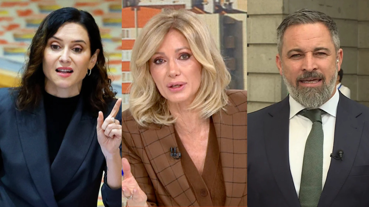 Isabel Díaz Ayuso, Susanna Griso y Santiago Abascal
