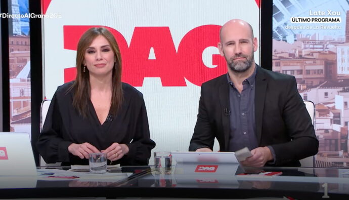 Marta Flich y Gonzalo Miró en 'Directo al grano'.