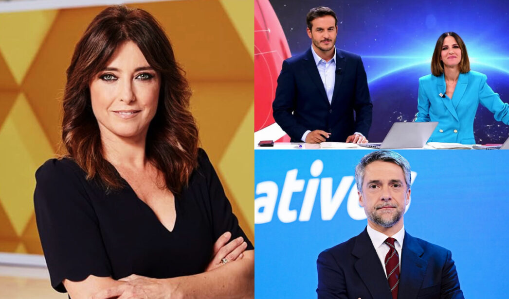 'La Sexta Noticias' lidera sobre 'Noticias Cuatro' y acecha a 'Informativos Telecinco'