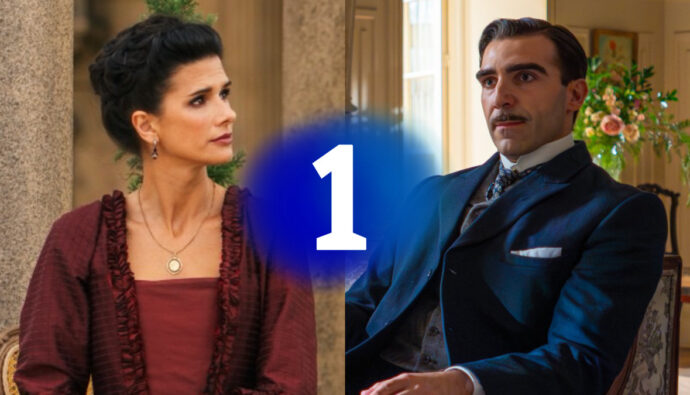 Valle Salvaje y La Promesa y el logo de La 1