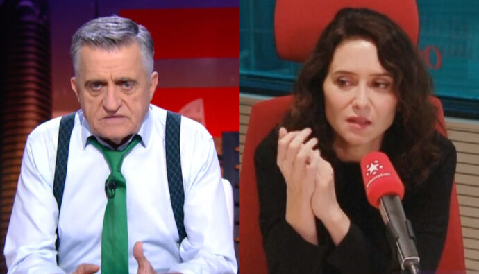 El Gran Wyoming e Isbel Díaz Ayuso