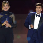 Sandra Barneda y Xuso Jones en las Campanadas de Telecinco