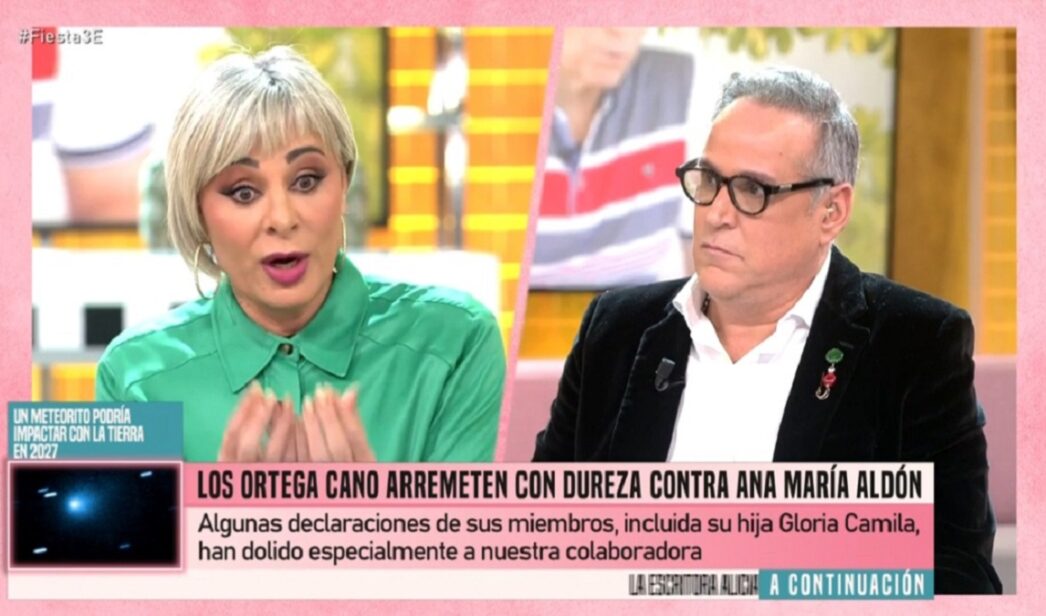 Ana María Aldón y Aurelio Manzano se enfrentan en 'Fiesta'.
