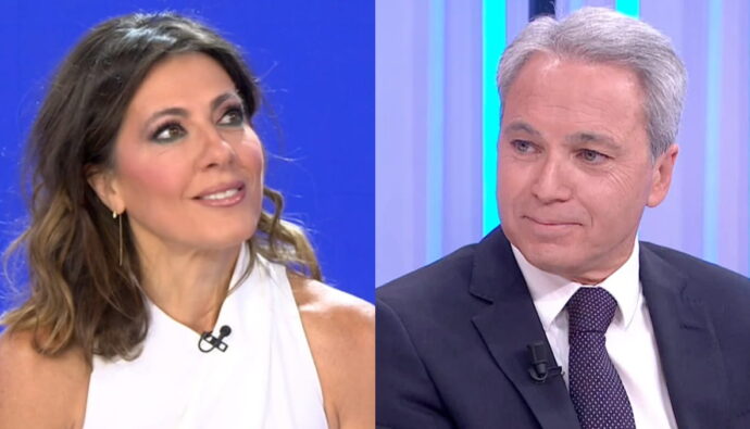 Ángeles Blanco y Vicente Vallés.