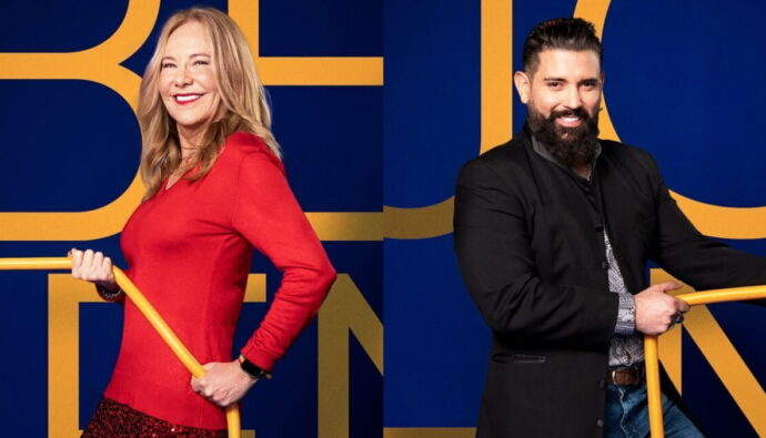 Belén Rodríguez y John Guts.