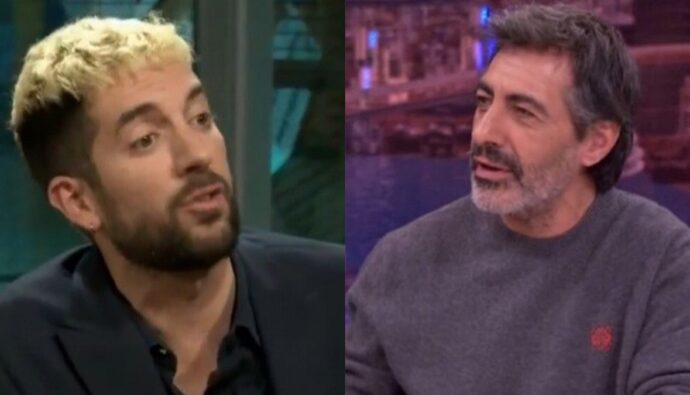 David Broncano sale en defensa de Juan del Val en 'La revuelta'.