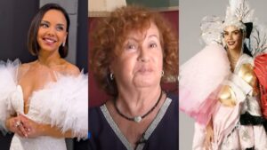 Rosa Villacastín se moja entre Chenoa y Cristina Pedroche.