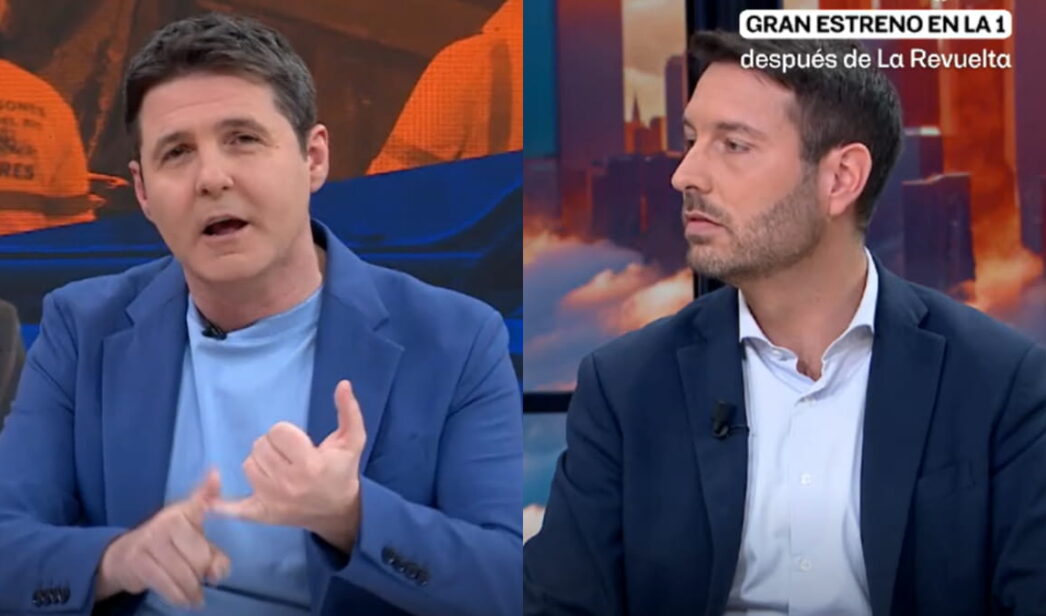 Jesús Cintora y David Álvaro en 'Malas Lenguas'.