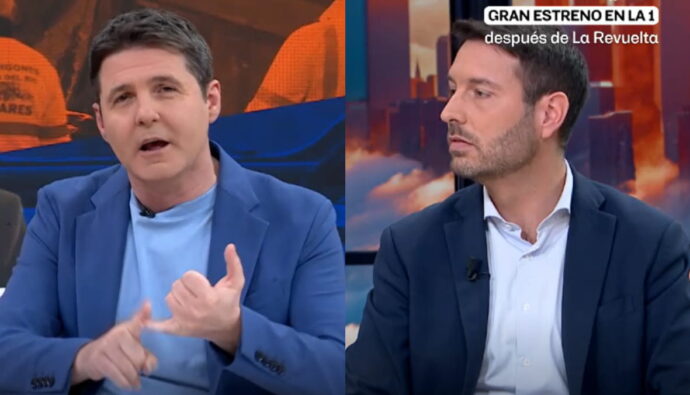 Jesús Cintora y David Álvaro en 'Malas Lenguas'.