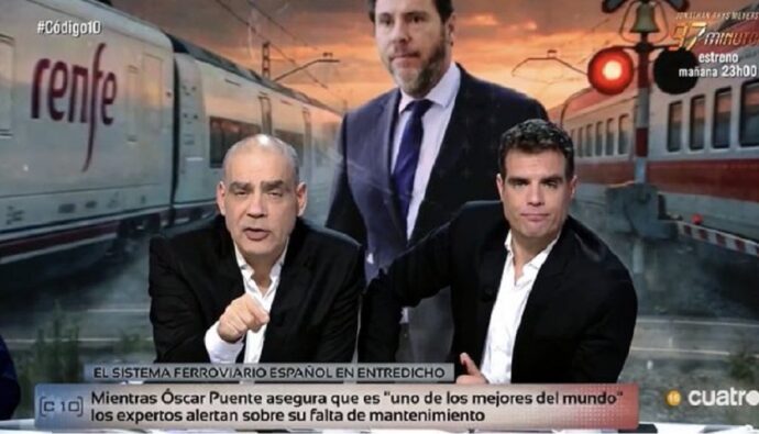 Nacho Abad y David Aleman en 'Código 10'.