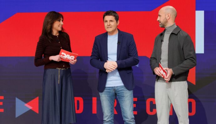 Marta Flich, Jesús Cintora y Gonzalo Miró presentan 'Directo a la gente'.