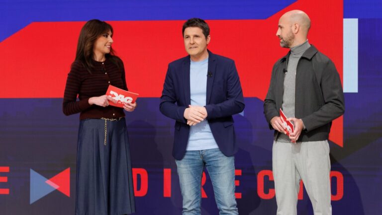 Marta Flich, Jesús Cintora y Gonzalo Miró presentan 'Directo a la gente'.