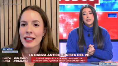 Eli Vigil y Sarah Santaolalla en 'En boca de todos'.