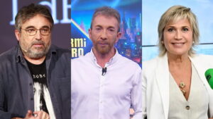 Jordi Évole, Pablo Motos y Julia Otero.