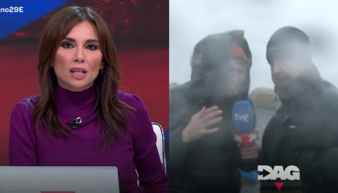 Marta Flich corta una conexión de 'Directo al grano'.