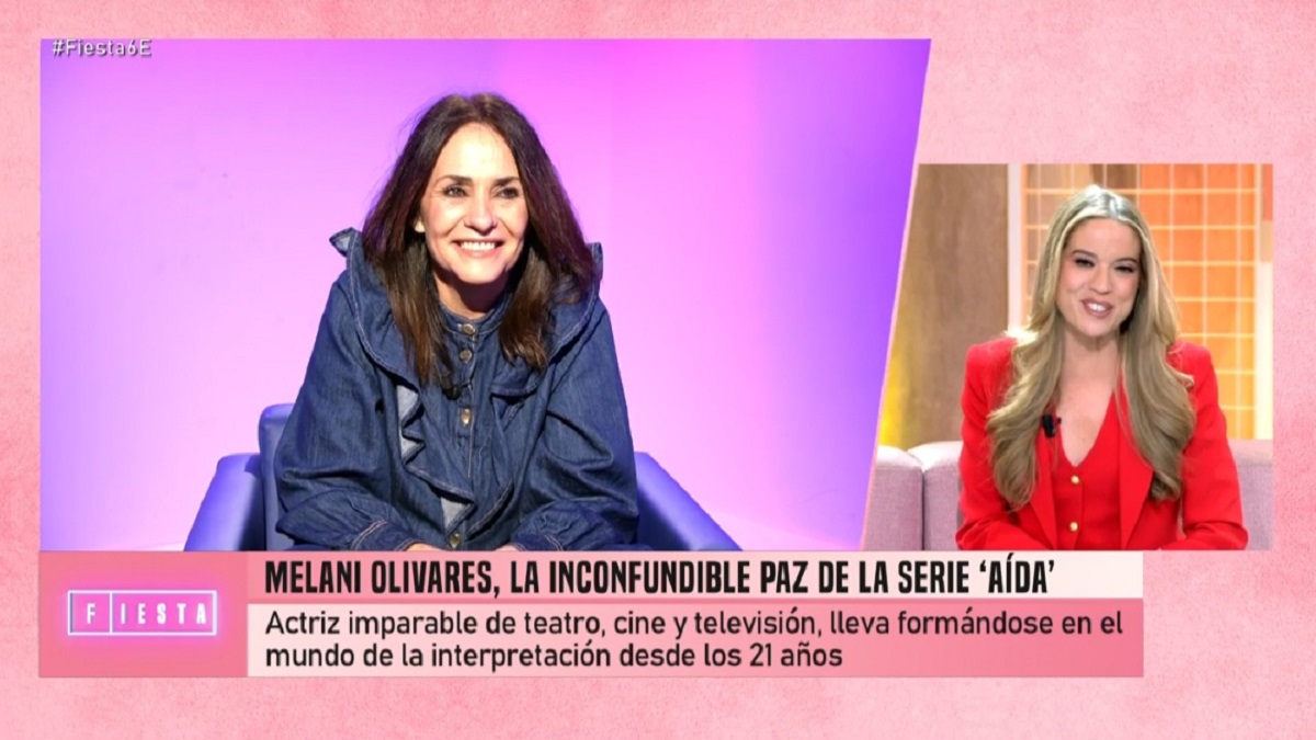 Melani Olivares con Cristina Lasvignes en 'Fiesta'.