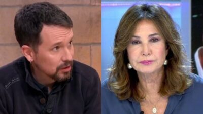 Pablo Iglesias y Ana Rosa Quintana.