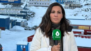 Ana Pastor en Groenlandia.