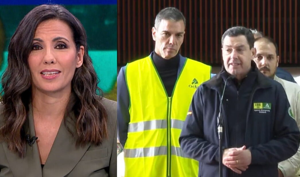 Ana Pastor, Pedro Sánchez y Juanma Moreno.