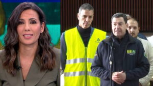 Ana Pastor, Pedro Sánchez y Juanma Moreno.