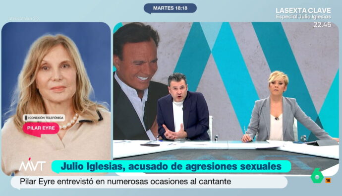 Pilar Eyre en 'Más vale tarde'.