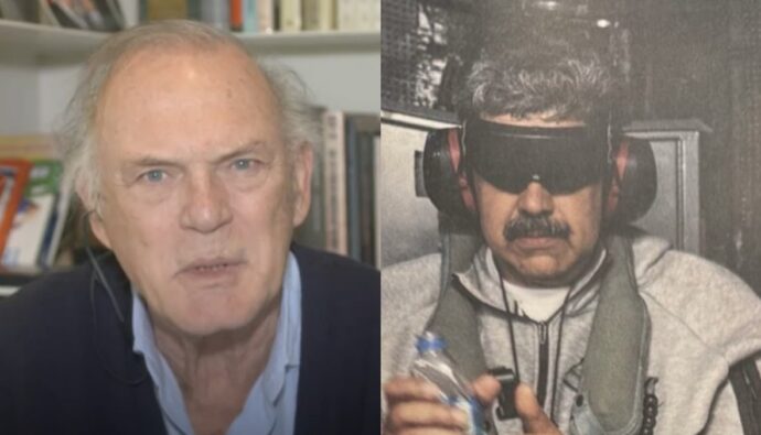 Pedro Piqueras y Nicolás Maduro.