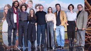 Protagonistas de 'Pura Sangre' en la presentación.