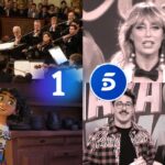 La 1 arrasa en Año Nuevo y Telecinco anota su segundo peor día histórico.
