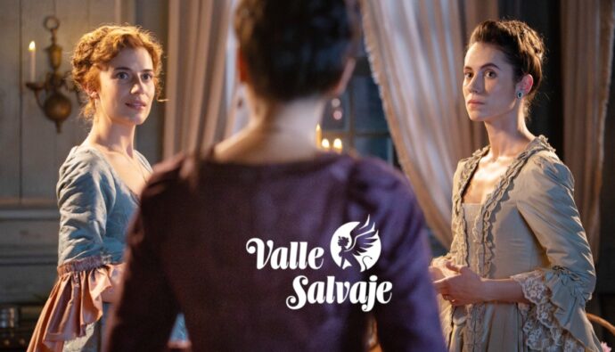 Adriana, Victoria y Mercedes en 'Valle Salvaje'.