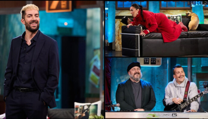 Broncano, Candela Peña, Ricardo Castella y Grison en 'La Revuelta'