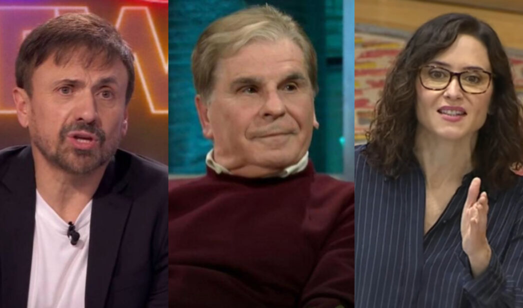 José Mota, Pedro Ruiz e Isabel Díaz Ayuso