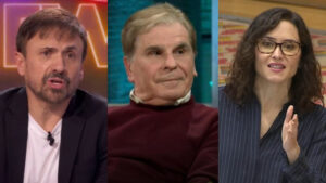 José Mota, Pedro Ruiz e Isabel Díaz Ayuso