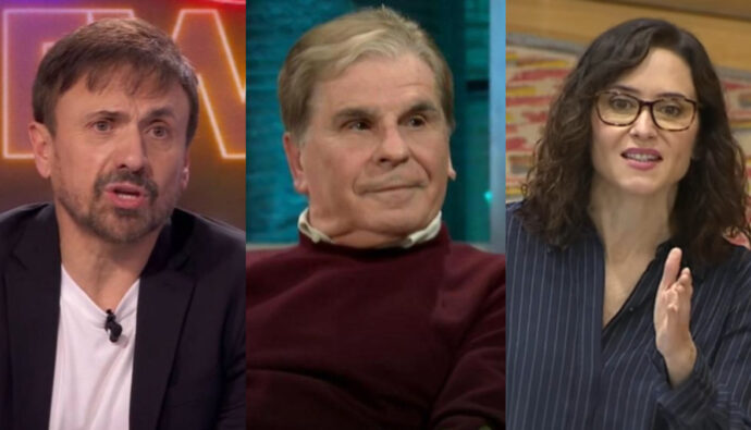 José Mota, Pedro Ruiz e Isabel Díaz Ayuso