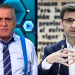 El Gran Wyoming en 'El Intermedio' y el presidente de RTVE, José Pablo López